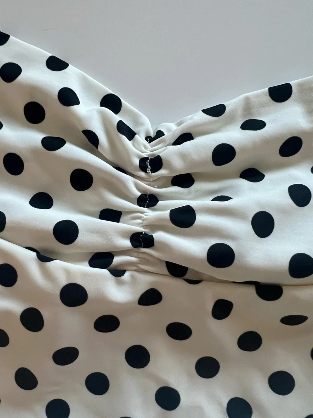 {Caroline Constas} Brand New White Black Polka Dot Bikini SET